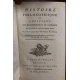 Livre "Histoire Philosophique" Tome 4 & 6 à 10