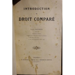 Livre "Droit comparé"