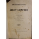 Livre "Droit comparé"