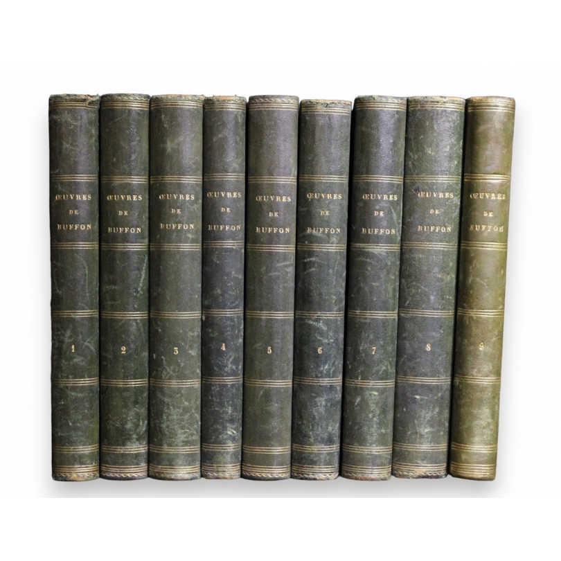 Livre "Oeuvres complètes de Buffon" 9 Volumes