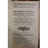 Livre \"Conférence ecclésiastiques\" 6 Tomes