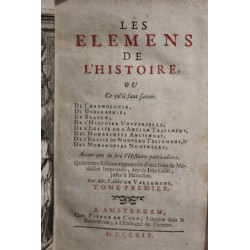 Livre \"Les éléments de l\'histoire\" Tome 1 & 2