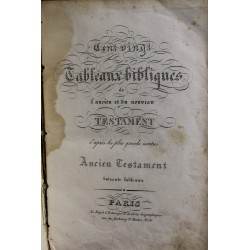 Livre \"Histoire de l\'ancien et du nouv. testament\"