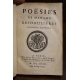 Livre "Poësies Deshoulières"