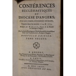 Livre \"Conférence ecclésiastiques\" 3 Tomes