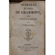 Livre "Mémoires de Grammont" Tome 1 & 2