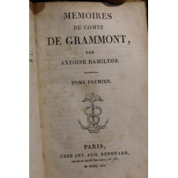 Livre \"Mémoires de Grammont\" Tome 1 & 2