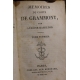 Livre "Mémoires de Grammont" Tome 1 & 2