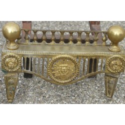  Paire de chenets Louis XVI. sur  Moinat SA  - Antiquités décoration