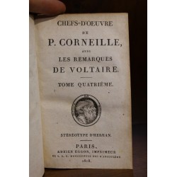 Livre "Oeuvres de Corneille" Tome 4