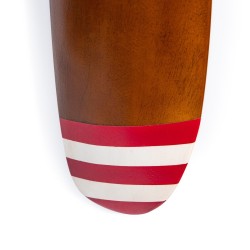 Barnstormer propeller with red and white stripes