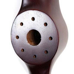 Barnstormer propeller with red and white stripes