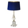 Lampe "Alodie" en cristal, sans abat-jour