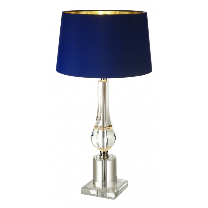 Lampe "Alodie" en cristal, sans abat-jour