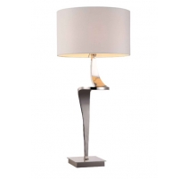 Lampe "Enzo" en métal chromé