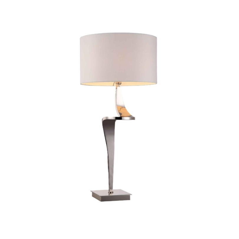 Lampe "Enzo" en métal chromé