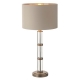 Lampe "Avebury" en laiton et cristal