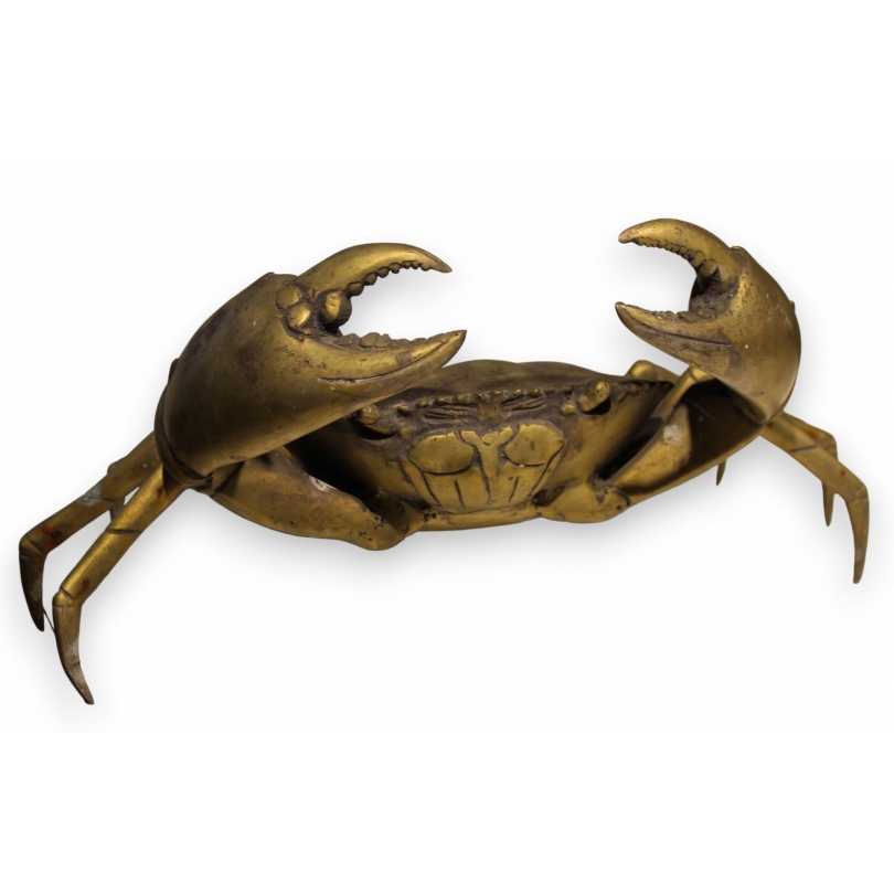Crabe en laiton