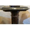 Colonne formant sellette en marbre vert