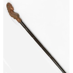 Walking stick with a carved pommel featuring a ‘Bust of Marianne’