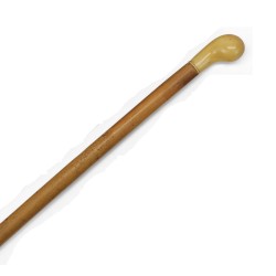 Walking stick with a Bakelite knob imitating ivory