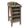 Wooden frog set with iron parts