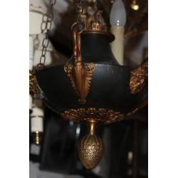 Lustre style Empire à 3 lumières