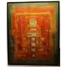 Tableau \"Sans titre\" signé DARYOUSH 2004