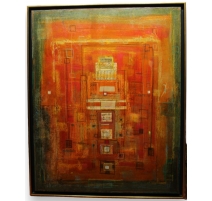 Tableau "Sans titre" signé DARYOUSH 2004