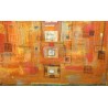 Tableau \"Sans titre\" signé DARYOUSH 2004
