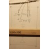 Tableau \"Sans titre\" signé DARYOUSH 2004