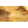 Tableau \"Plage en Hollande\" signé Willem HEIJKOOP