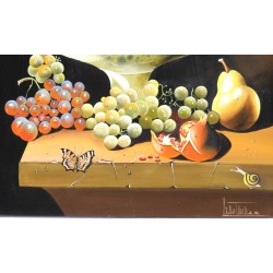 Tableau \"Nature morte\" signé LIAUTAUD. a. 02