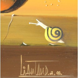 Tableau \"Nature morte\" signé LIAUTAUD. a. 02