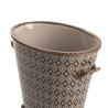 Cache-pot ovale en porcelaine cachemire