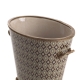 Cache-pot ovale en porcelaine cachemire