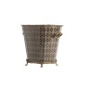 Cache-pot ovale en porcelaine cachemire