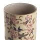 Cache-pot rond en porcelaine colibri