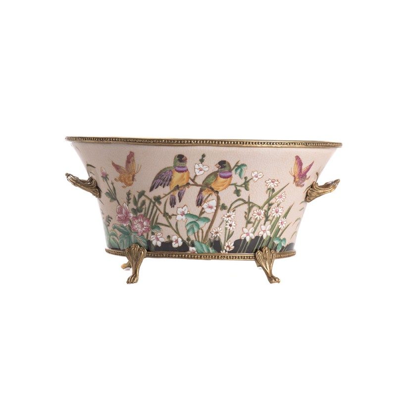 Oval porcelain bowl by Diamante de Gould