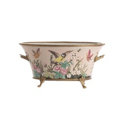 Oval porcelain bowl by Diamante de Gould