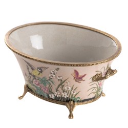 Oval porcelain bowl by Diamante de Gould