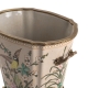 Cache-pot ovale en porcelaine Diamante de Gould