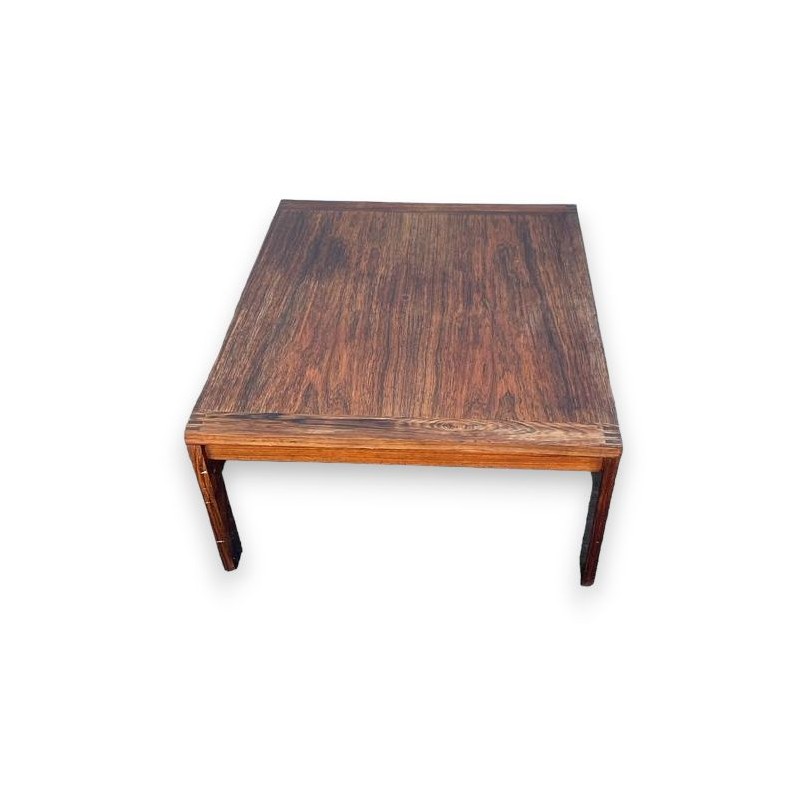 Table basse carrée en teck par Peter HVIDT