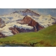 Tableau "Jungfrau" signé P. WYSS