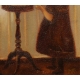 Tableau "Petite fille" d'après Carl HOLSOE