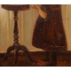 Tableau "Petite fille" d'après Carl HOLSOE