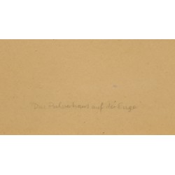 Aquarelle "Pulverhaus auf der Enge" signée ADRIAN