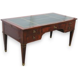 Directoire-style flat-topped desk with 4 drawers. Available from Moinat SA – Antiques and home décor