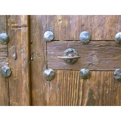 Studded door. at  Moinat SA  - Antiques and home décor