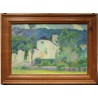 Tableau \"Paroisse\" signé L\'ÉPLATTENIER